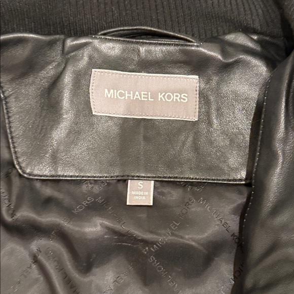 Michael Kors Leather Jacket - Men’s Small - Picture 2 of 6
